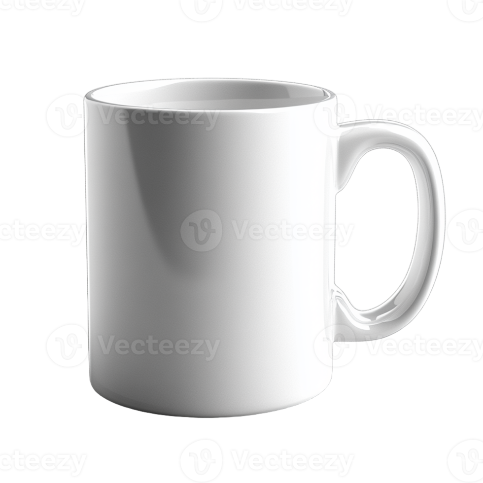 Coffee Mug Isolated on Transparent Background for Cafe Branding, Beverage Illustrations, and Creative Design Projects png