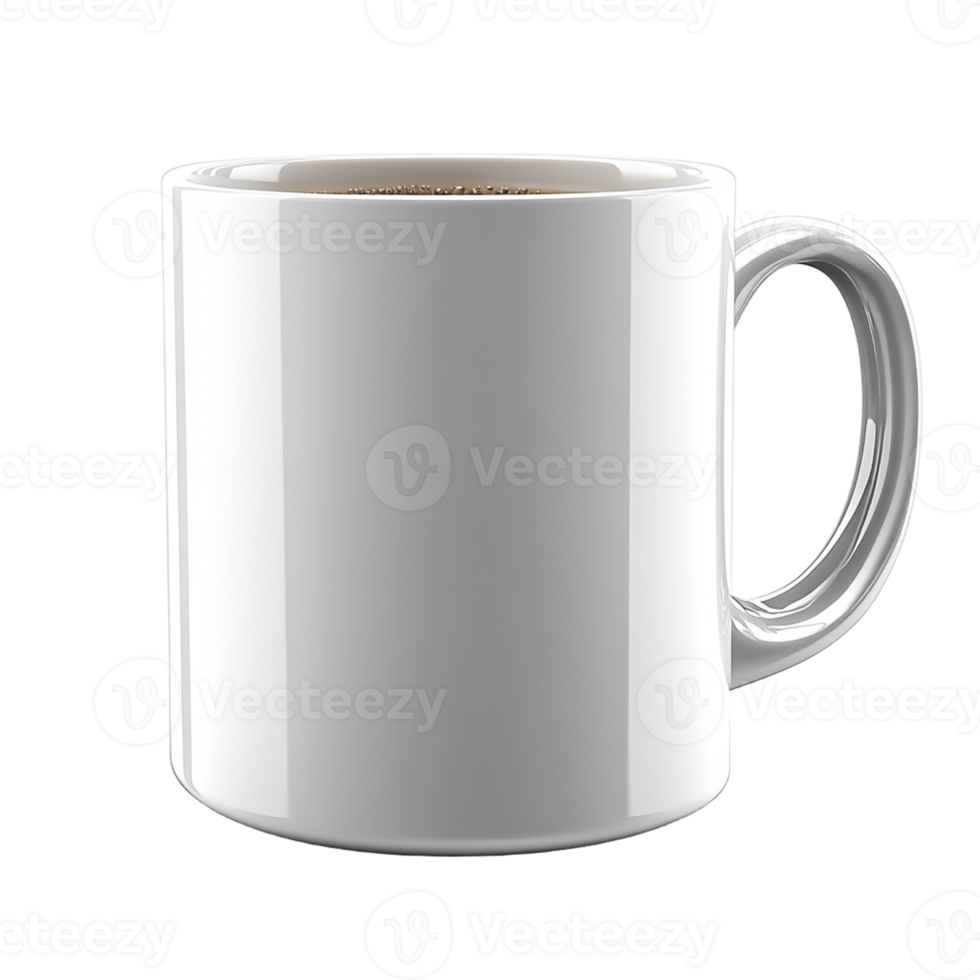 Coffee Mug Isolated on Transparent Background for Cafe Branding, Beverage Graphics, and Digital Art Projects png