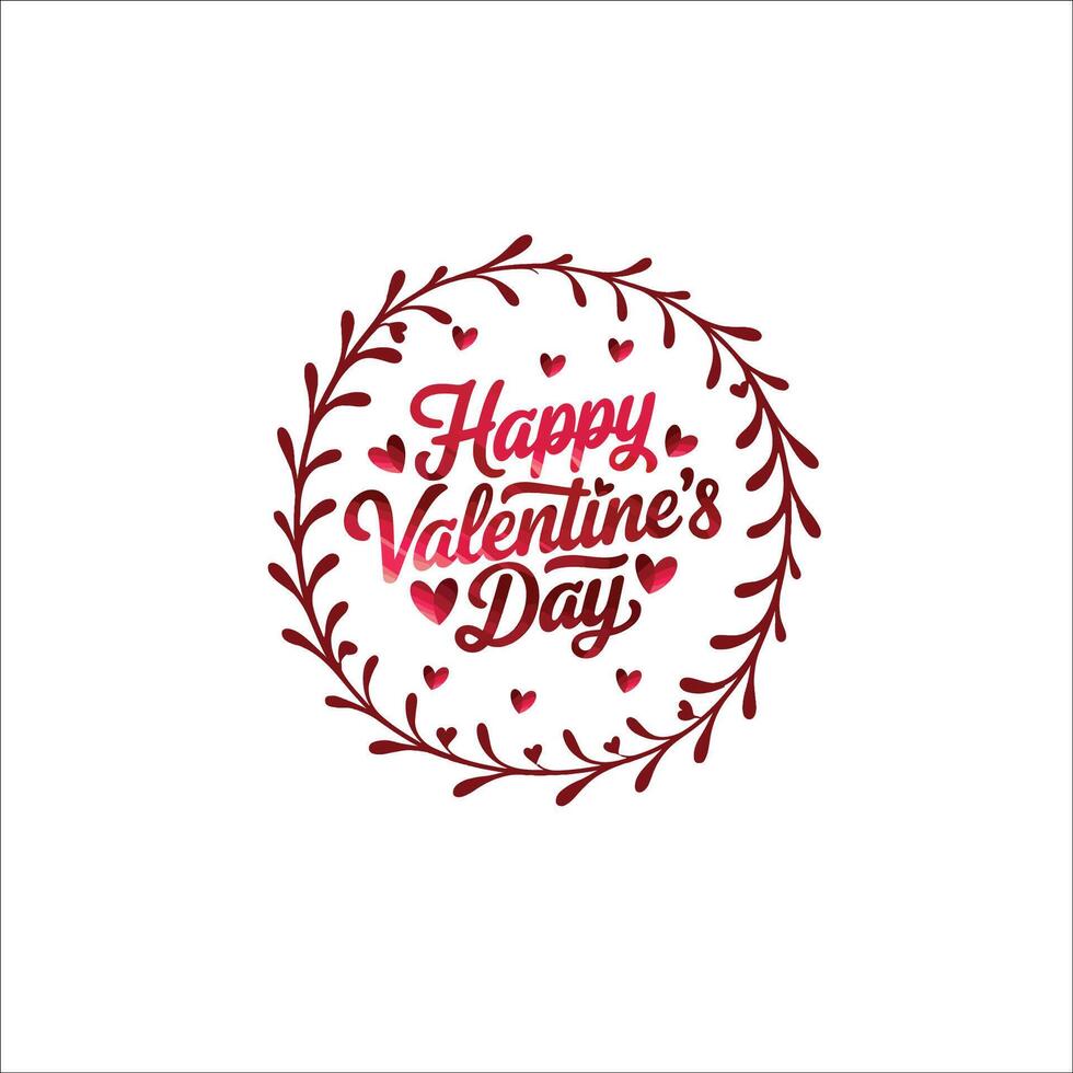 Gradient Love Themed Valentine's Graphic vector