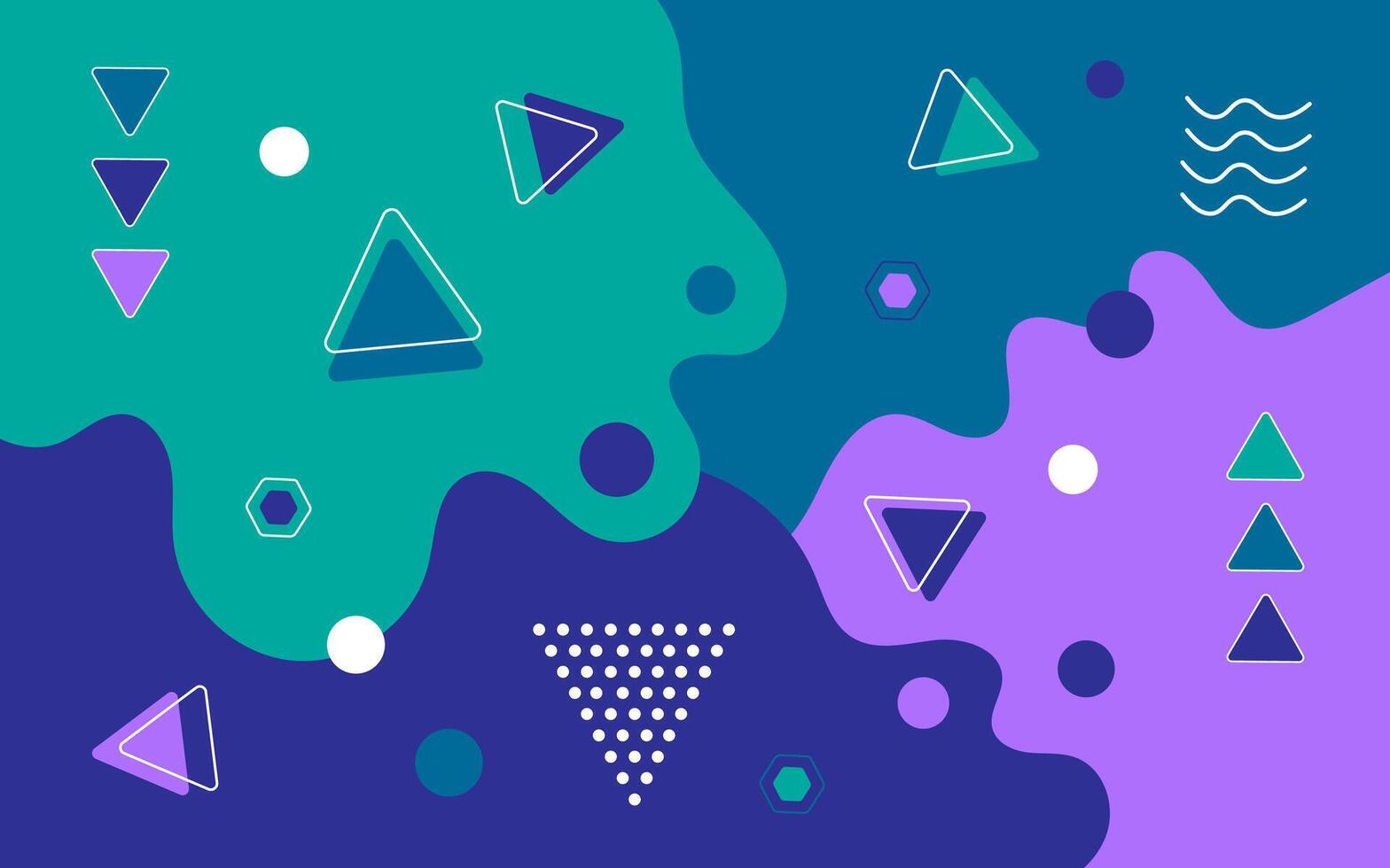 Abstract minimal background in memphis geometry style vector