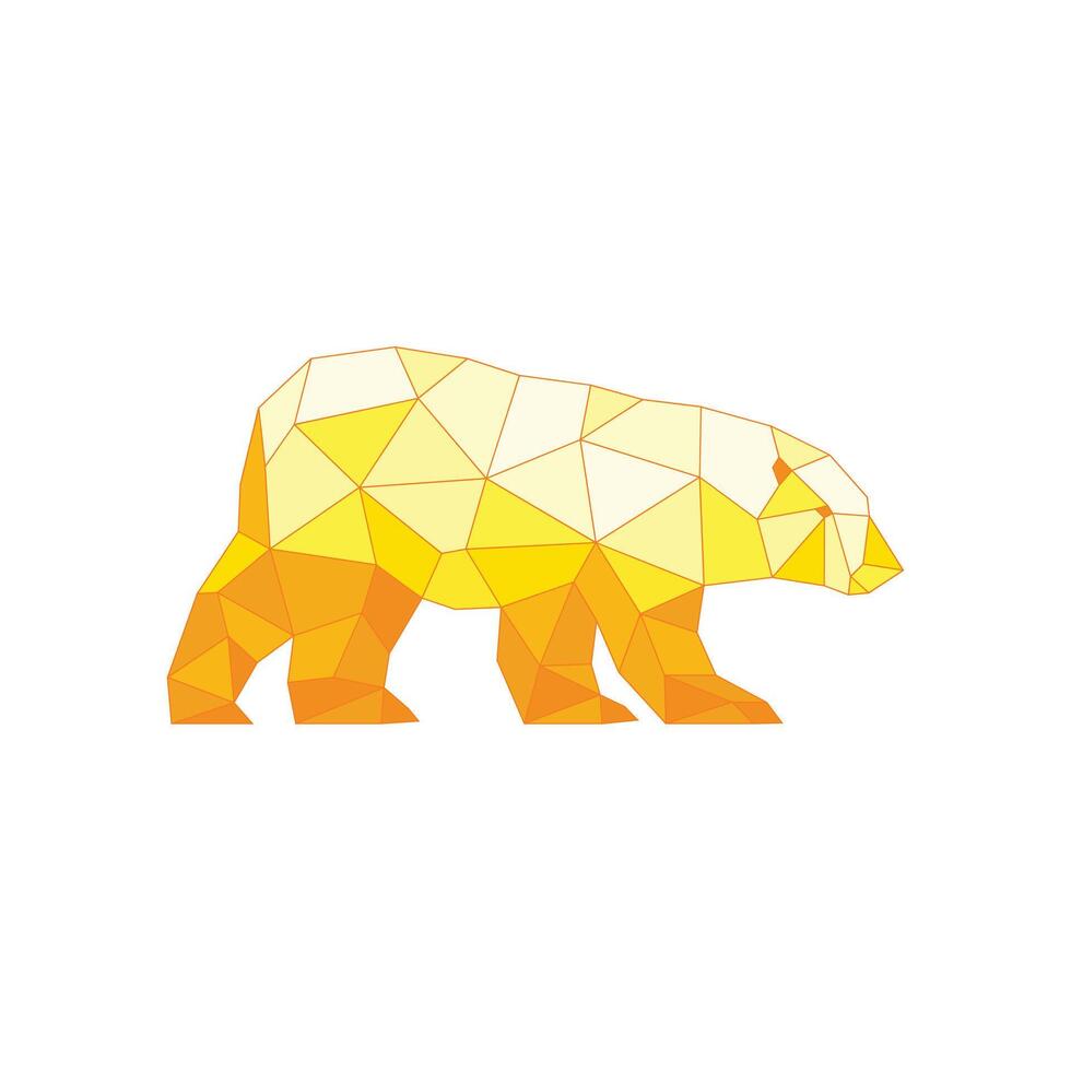 Bear logo in abstract style, Logo Design Inspiration vector
