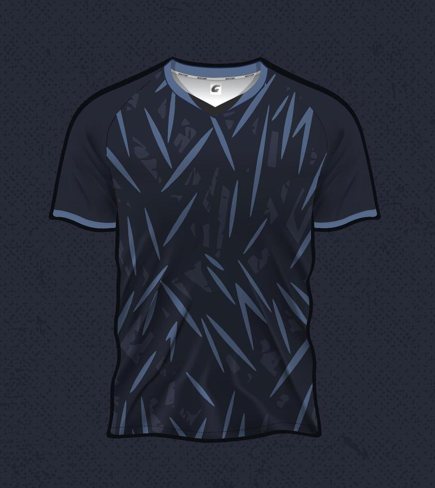 Sleek Soccer and Racing Jersey Design Customizable Kit for Gaming and Cycling T Shirts vector