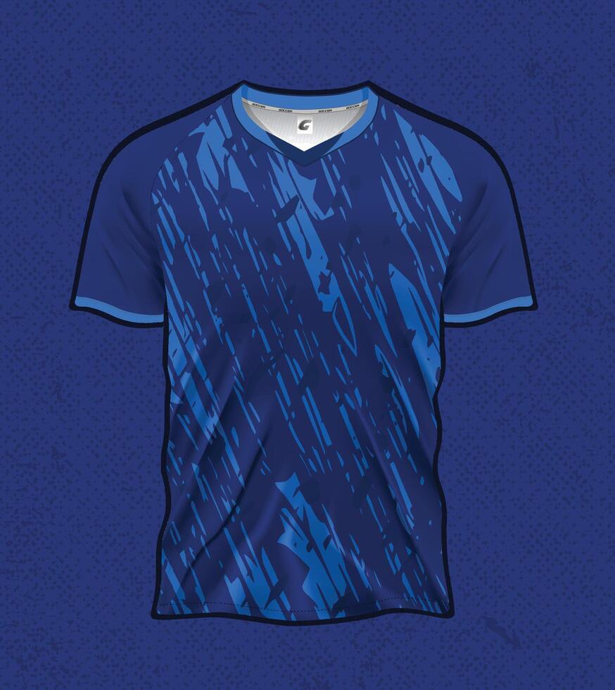 Professional Sports Kit Mockup Soccer, Racing, Cycling, and Gaming T Shirt Design vector