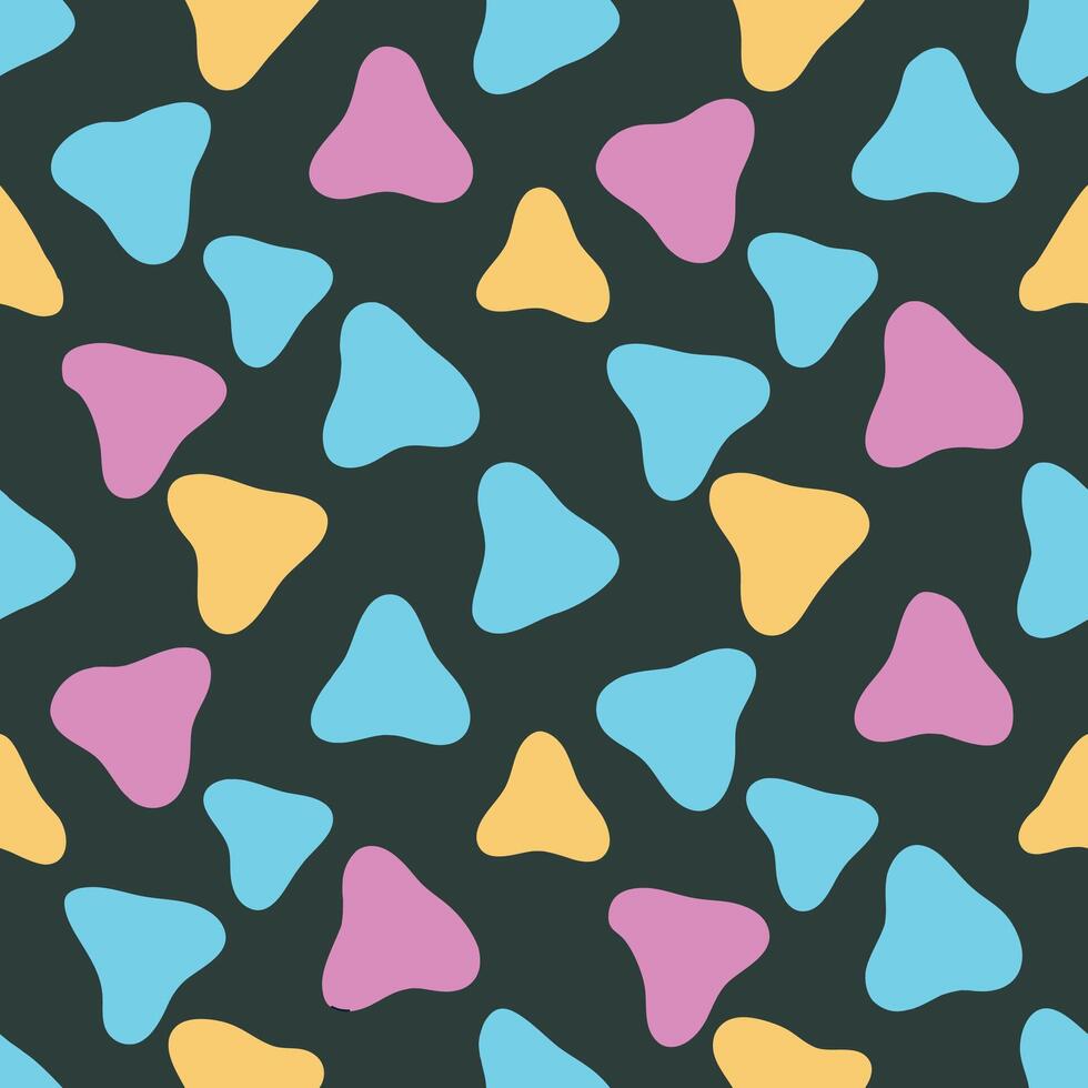 Trendy Abstract Triangle Pattern on Dark Background vector