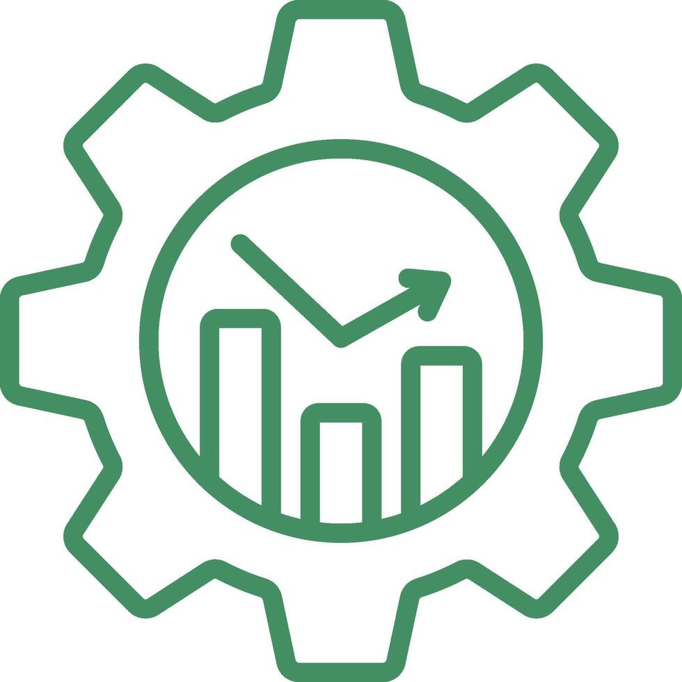 Lean Manufacturing Icon Element For Design vector