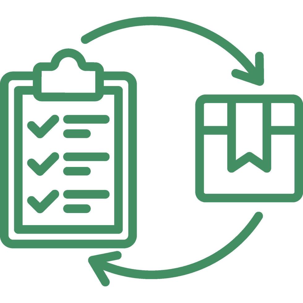 Inventory Management Icon Element For Design vector
