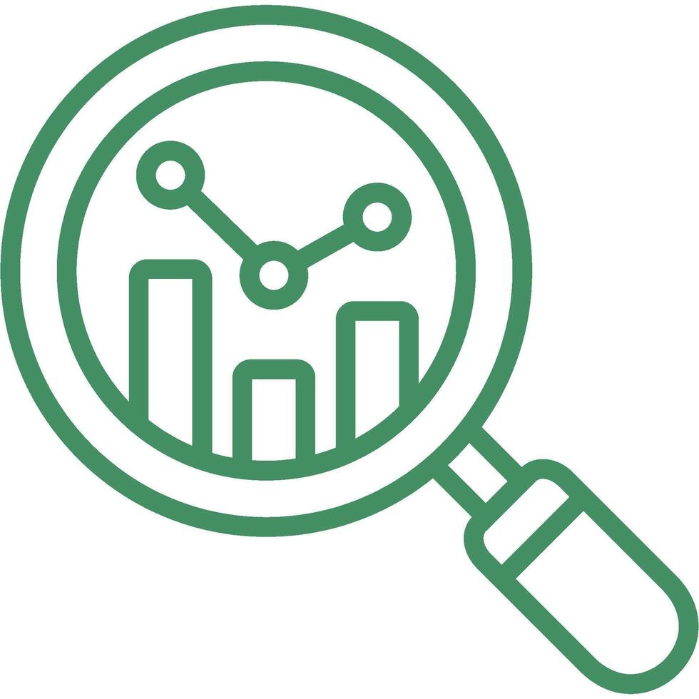 Financial Analyst Icon Element For Design vector
