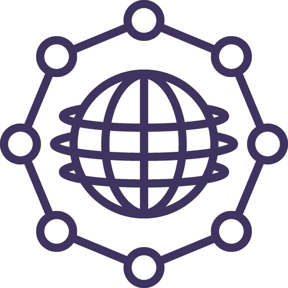 Network Icon Element For Design vector