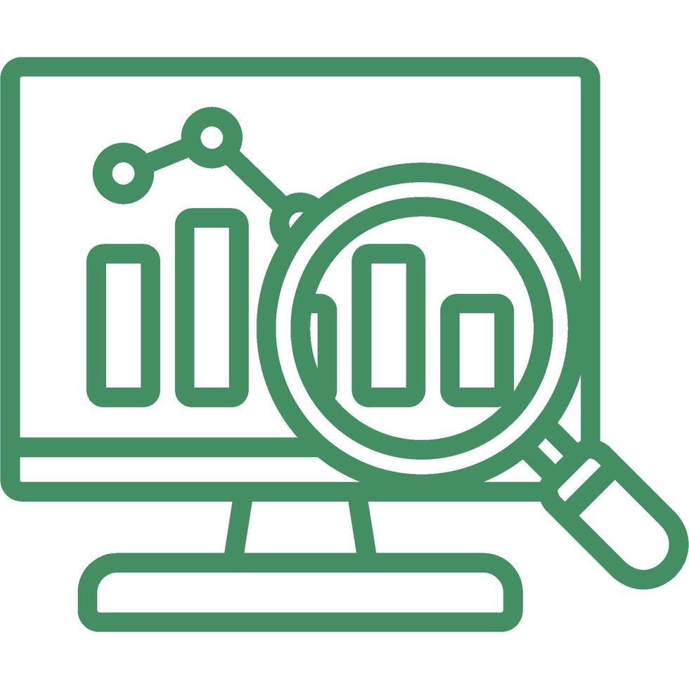 Data Analysis Icon Element For Design vector