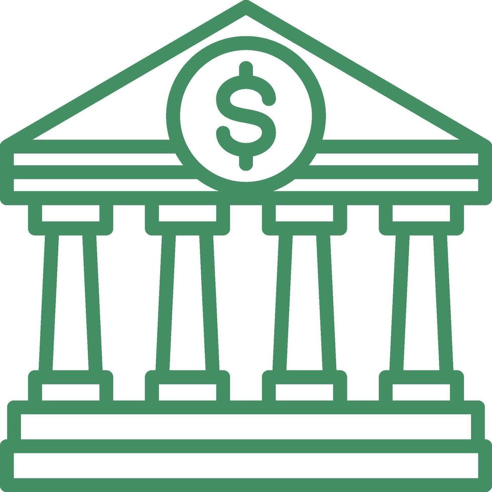 Bank Icon Element For Design vector