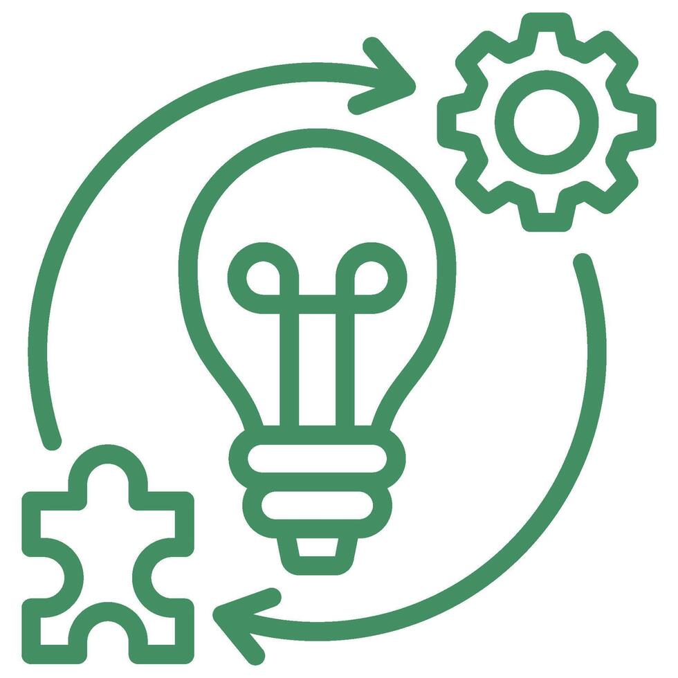 Kaizen Icon Element For Design vector