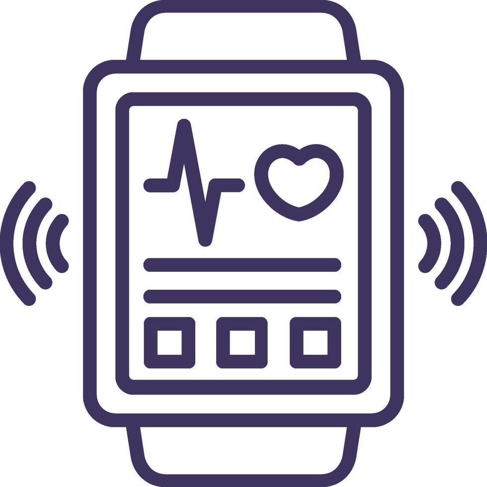Wearable Technology Icon Element For Design vector