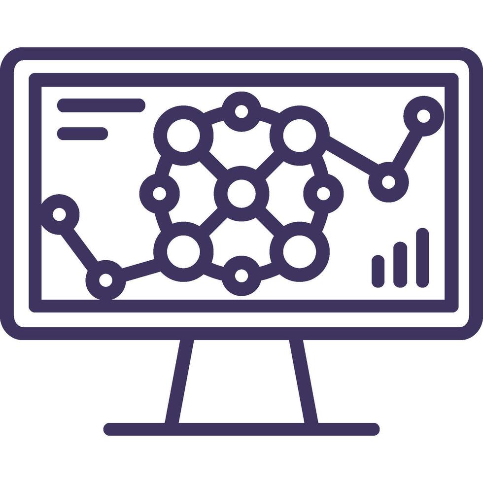 bioinformática icono elemento para diseño vector