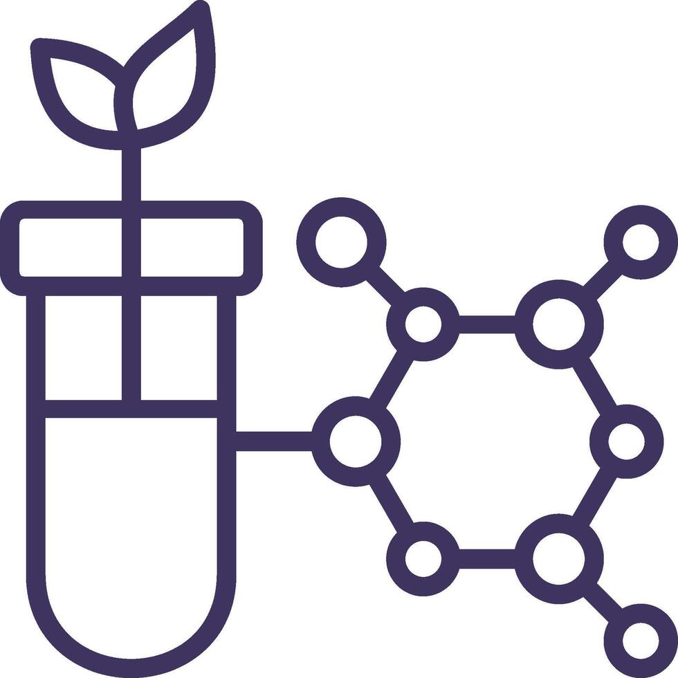 Biotechnology Icon Element For Design vector