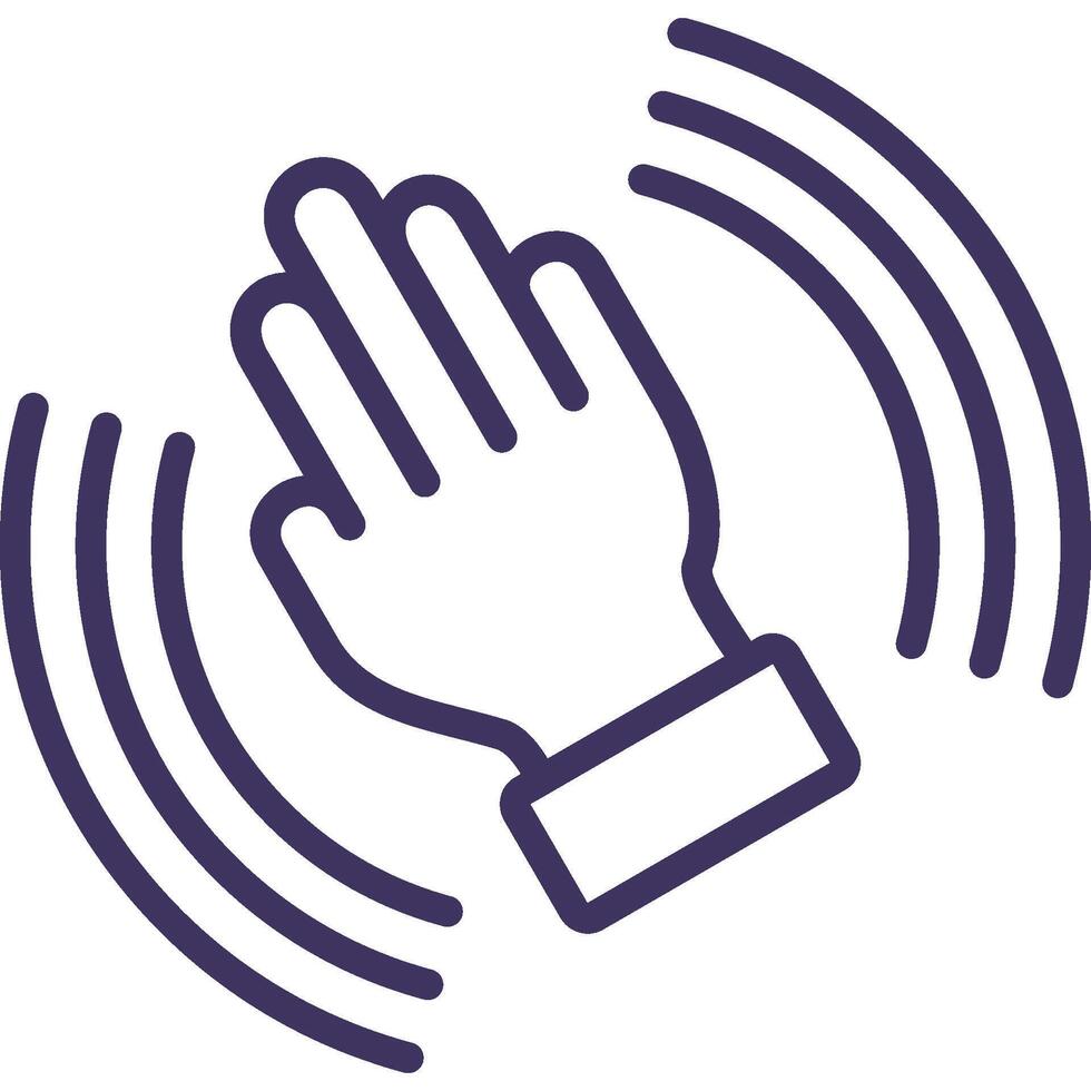 Gesture Control Icon Element For Design vector