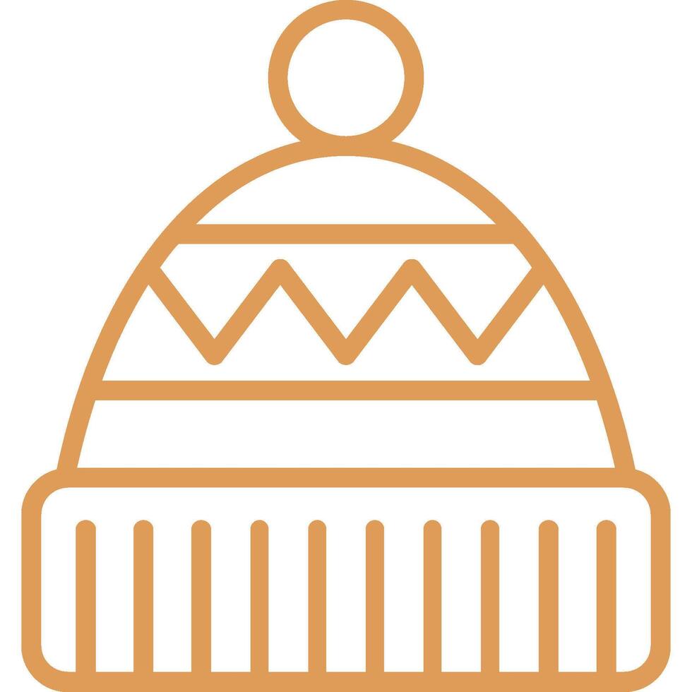 Winter Hat Icon Element For Design vector