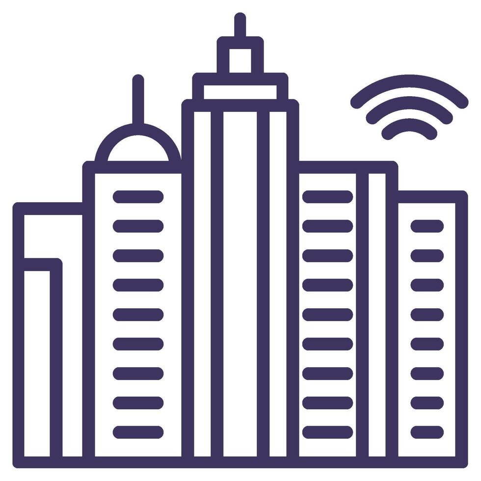 Smart City Icon Element For Design vector