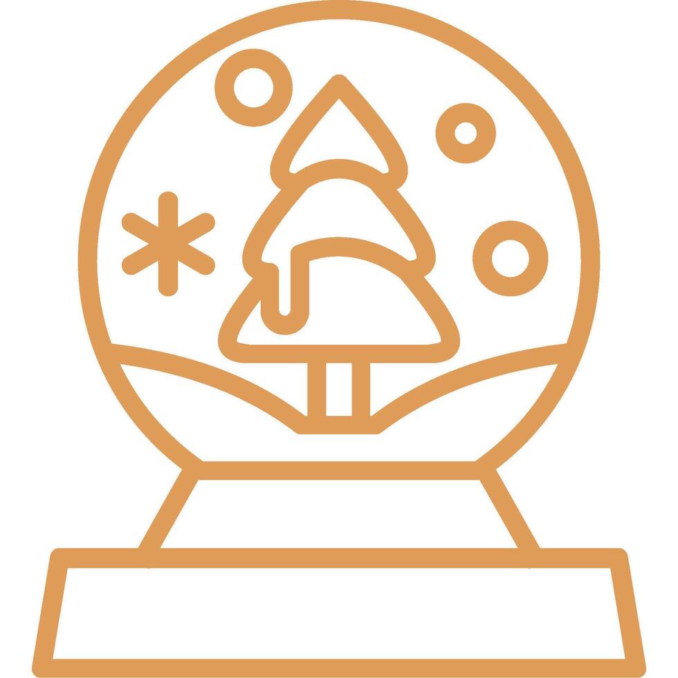 Snow Globe Icon Element For Design vector