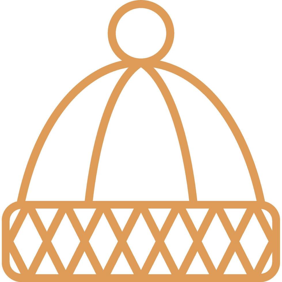 Winter Hat Icon Element For Design vector