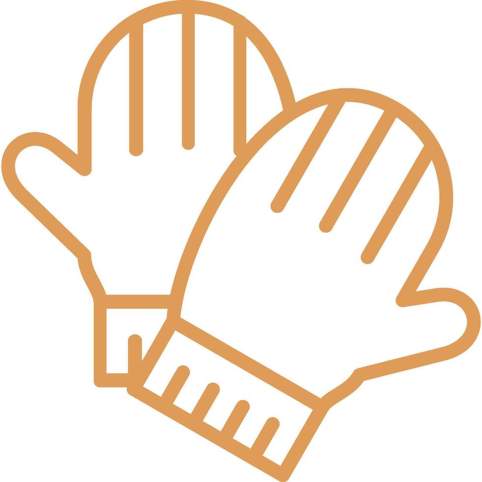 Mittens Icon Element For Design vector