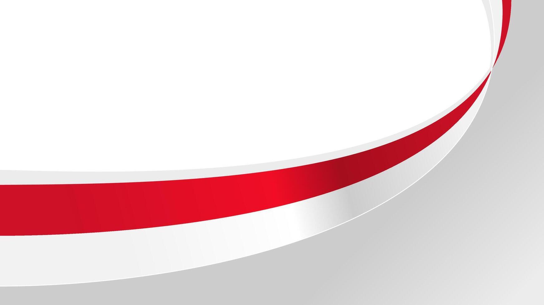 Waving flag of monaco, for national day vector