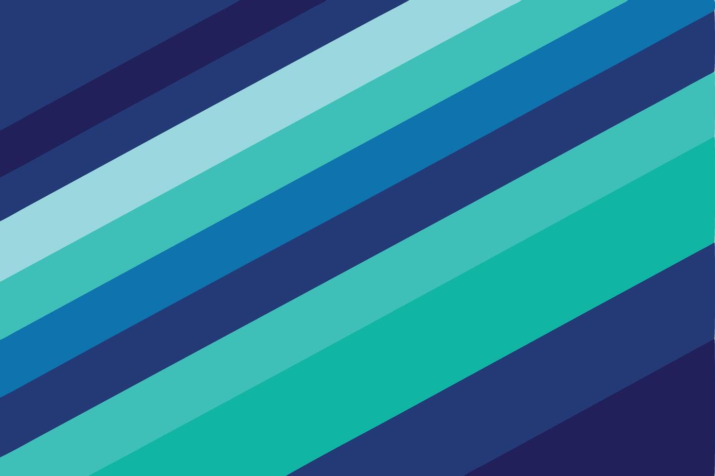 Vibrant Diagonal Stripes in Teal and Navy Create a Modern Background. vector