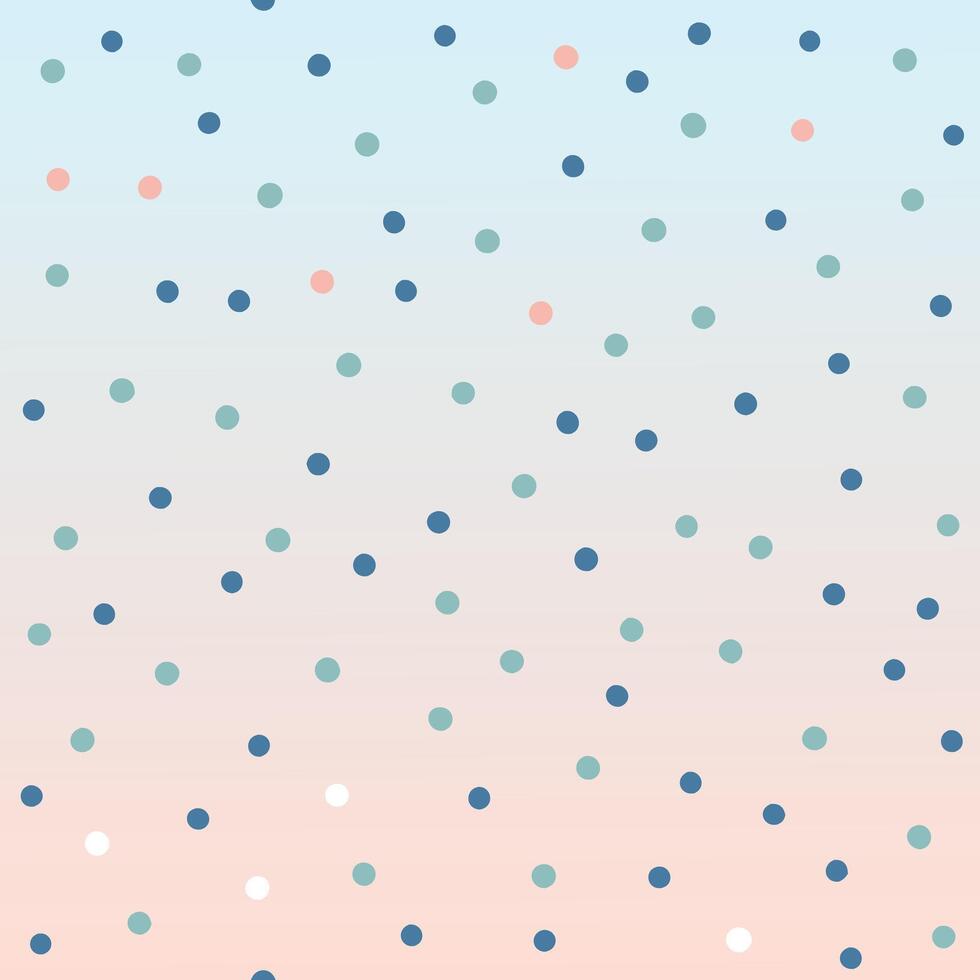 Delicate Pastel Dot Pattern Background. vector