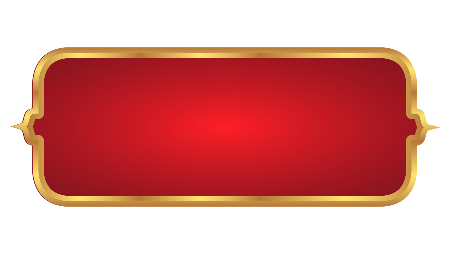 Ramadan frame shapes. Golden border with pattern for banner. Islamic luxury design elements for decoratio png
