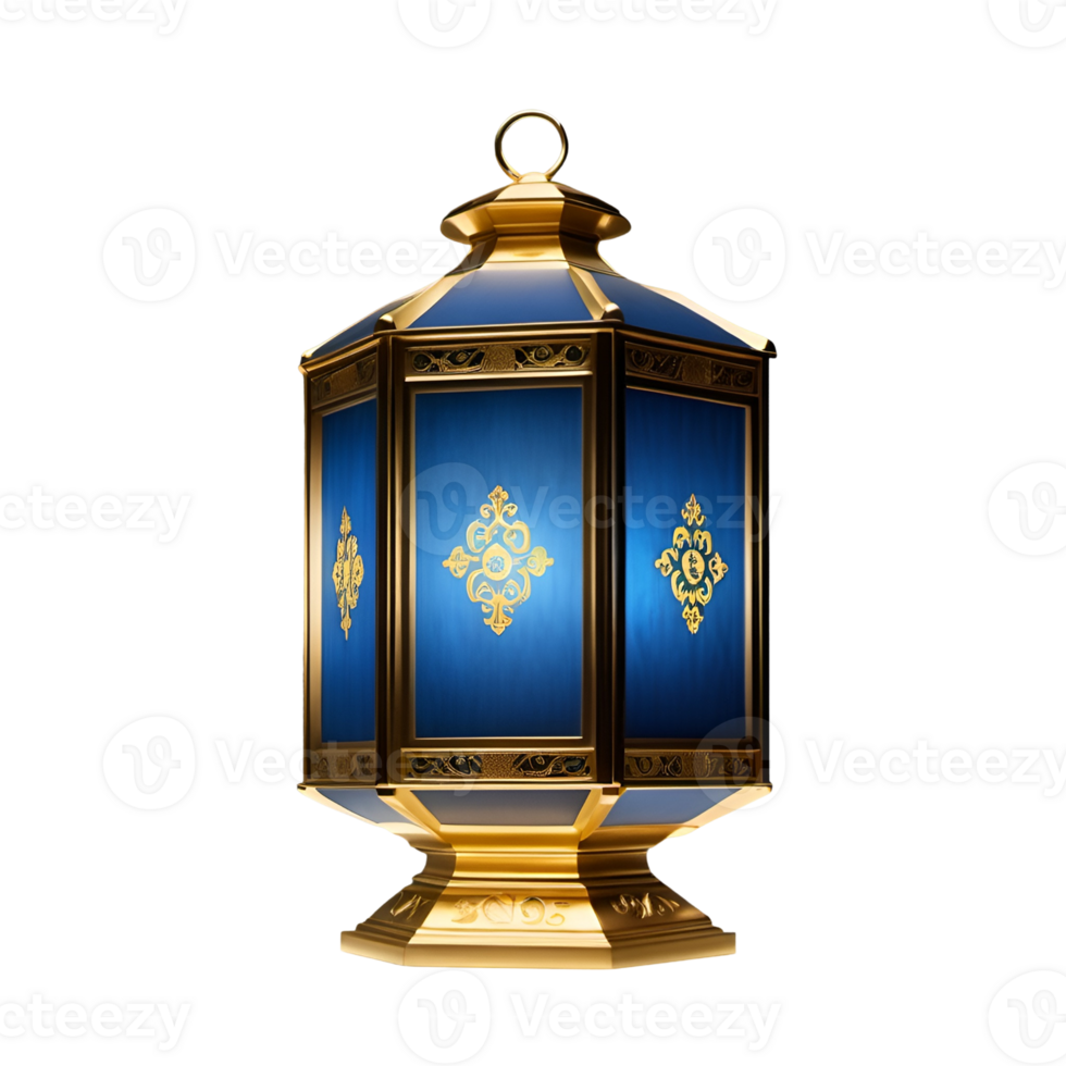 Ramadan lantern light on a isolated background. png