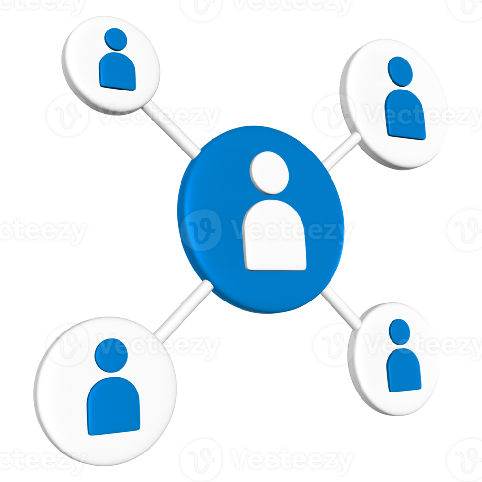 A group of people connected by a circle png