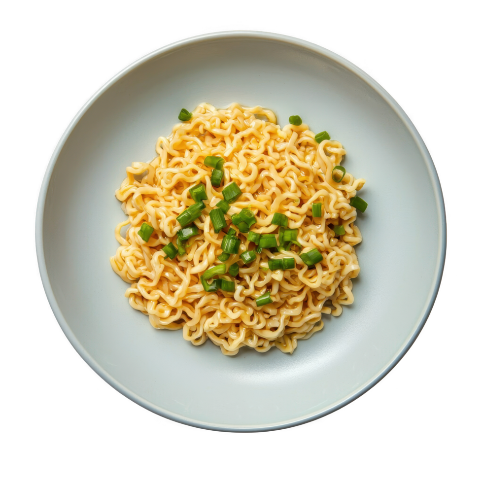 Cooking quick and delicious noodles isolated on transparent background png