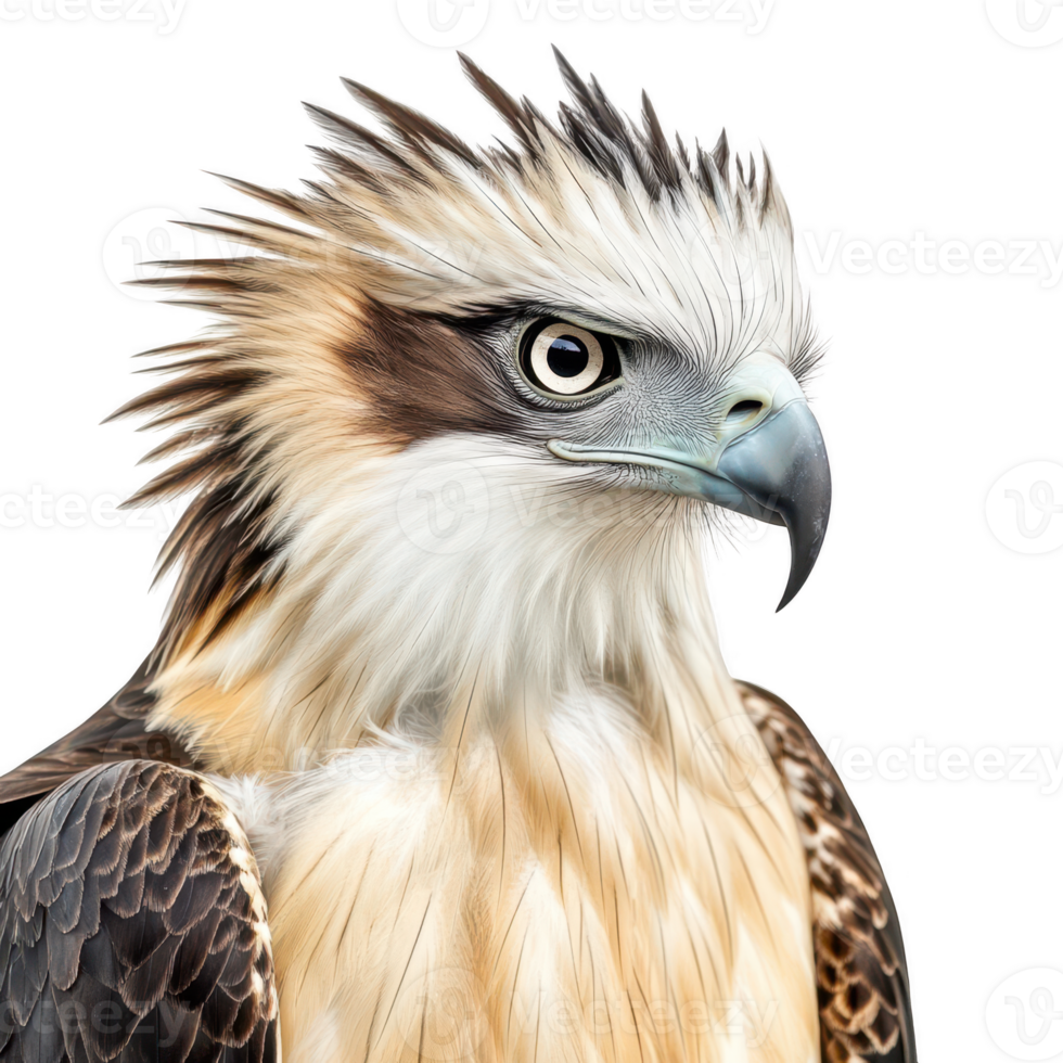Majestic eagle with striking features and detailed plumage png