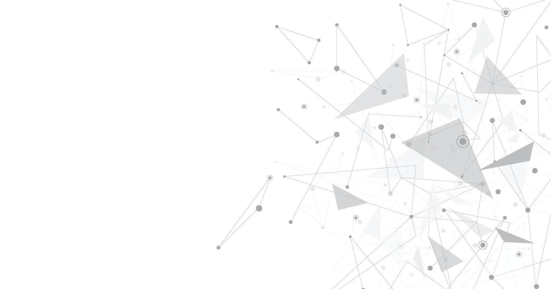 Triangle lines on a white background. vector