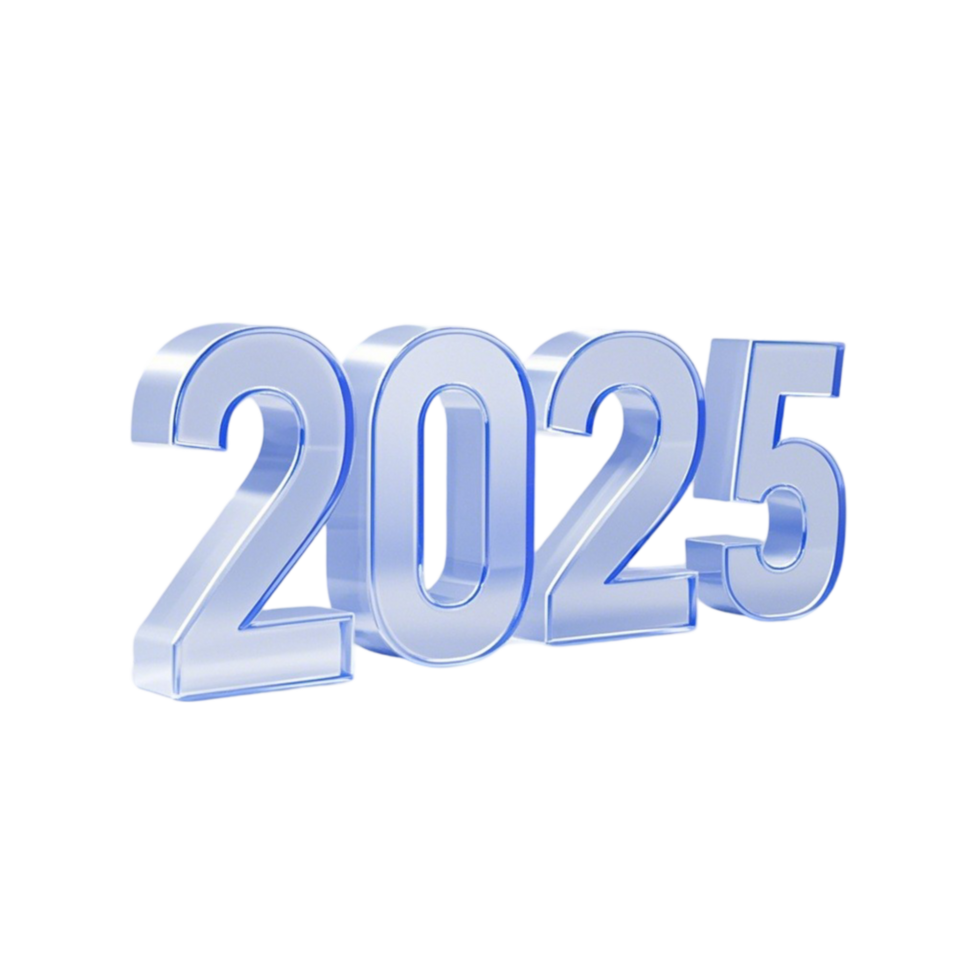 Glossy Blue 2025 Design png
