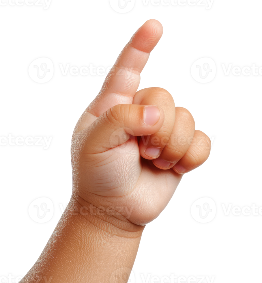 Kid hand isolated on transparent background png