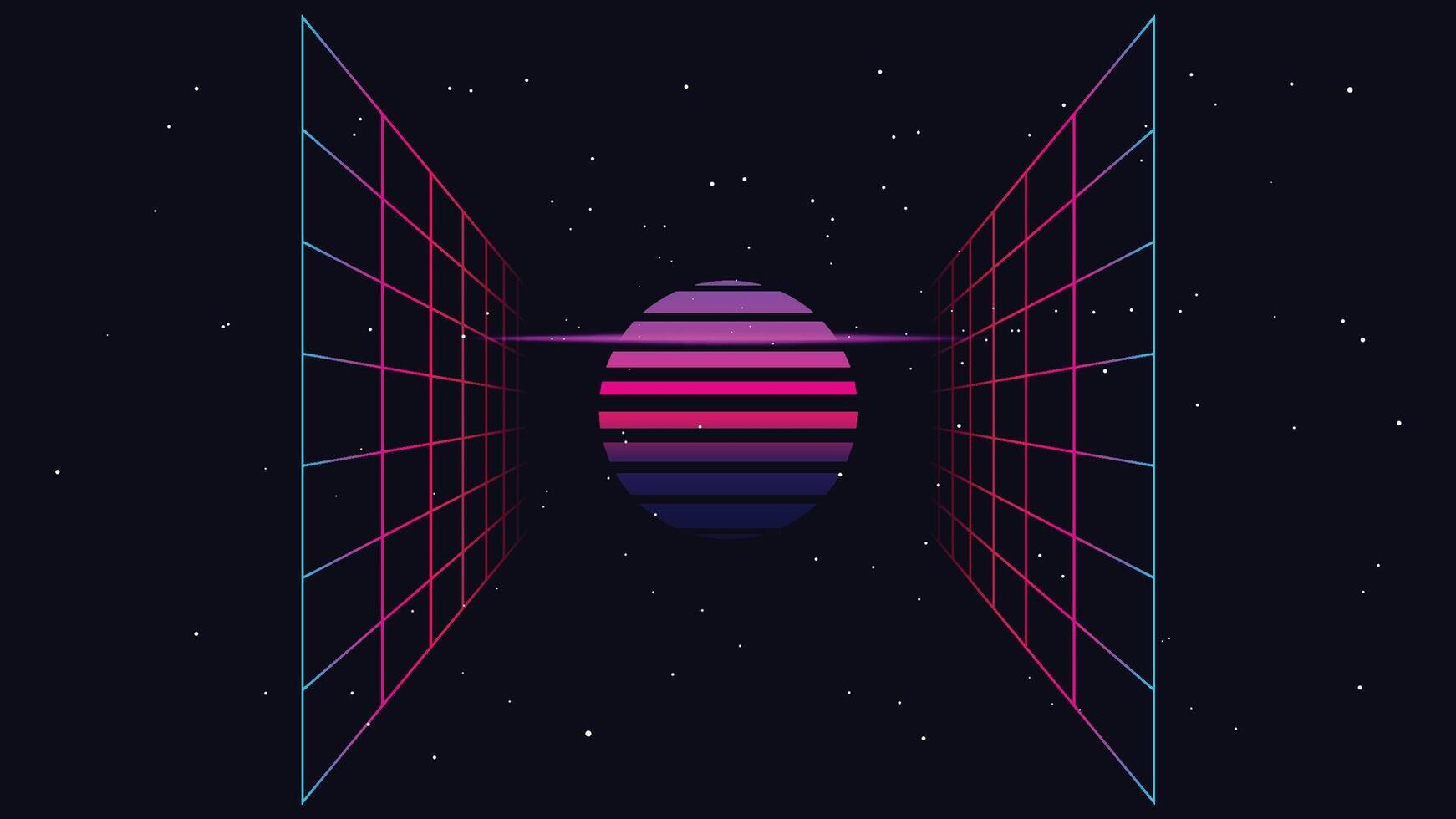 90s aesthetic vaporwave background wallpaper. geometric 90s retro background wallpaper illustration. vector