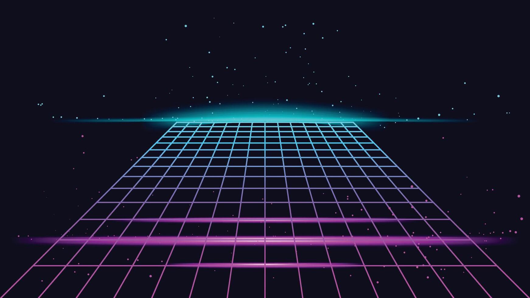 futuristic abstract vaporwave background wallpaper with neon, 90s, 80s, retro and glow styles. geometric retro neon and vaporwave background wallpaper with HD and 2K resolution vector