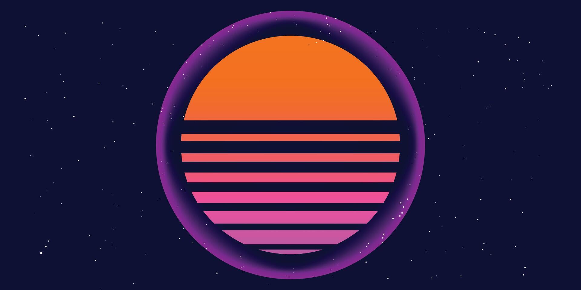 The logo for the band 'the suns' vector