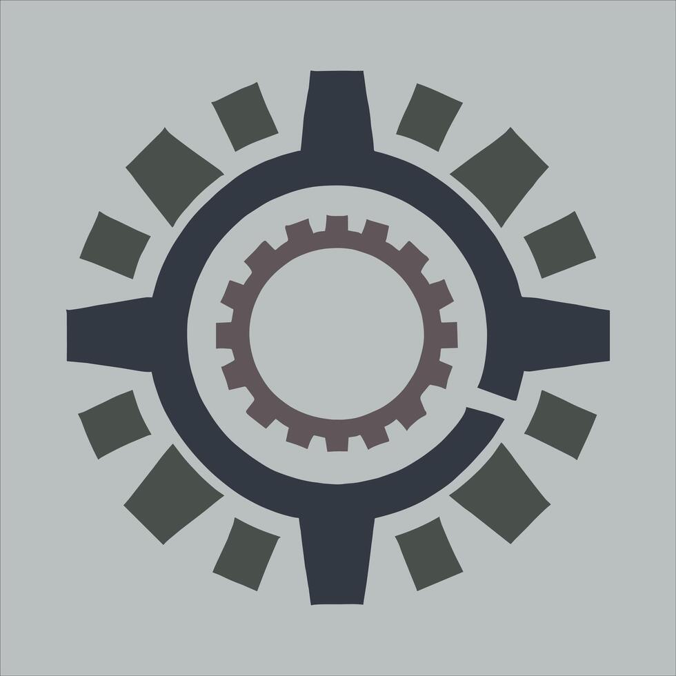 Gear Wheel Pictogram Free Illustration Silhouette Setting Icon Tools and Utensils vector