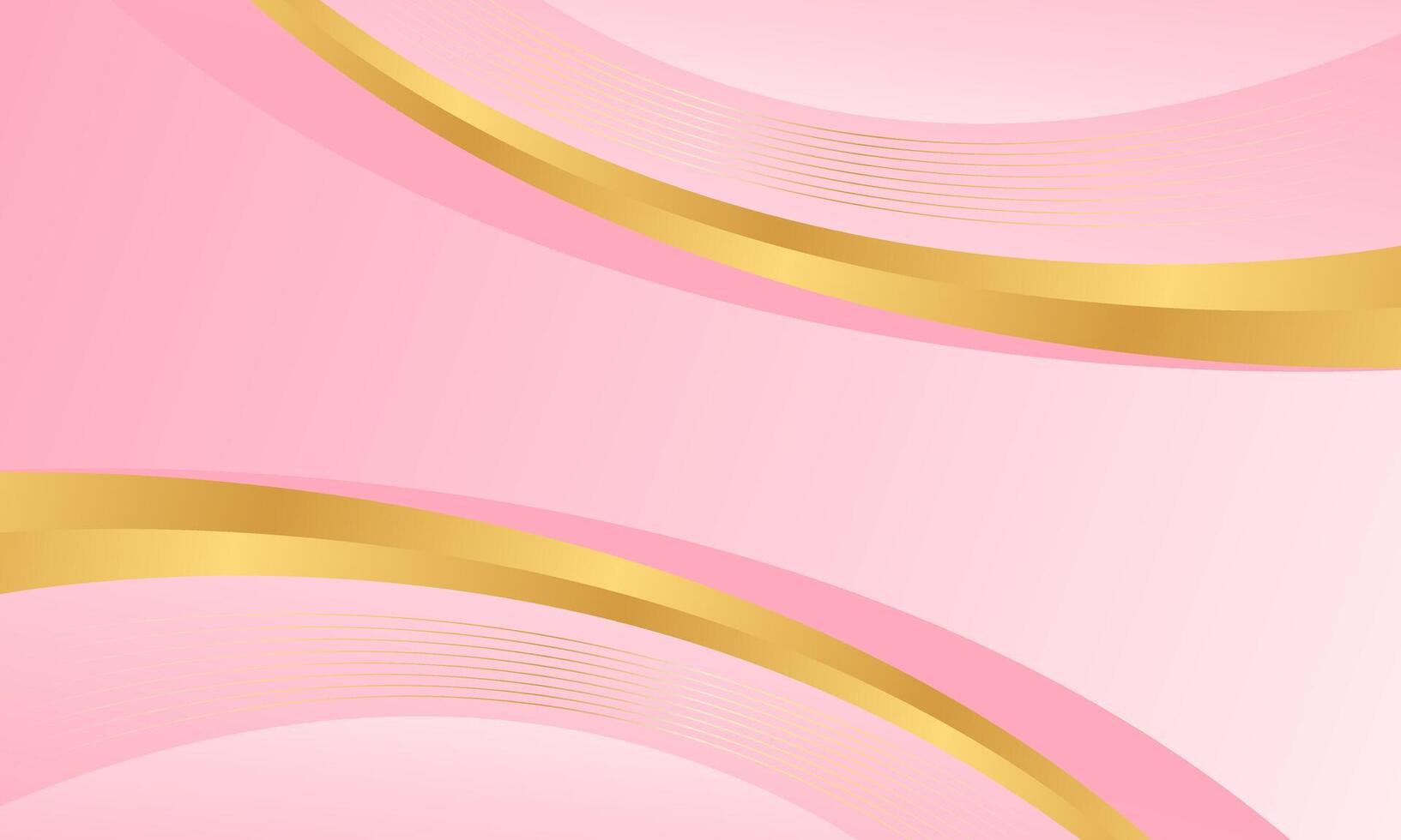 Abstract pink and gold luxury modern background. wallpaper design vector