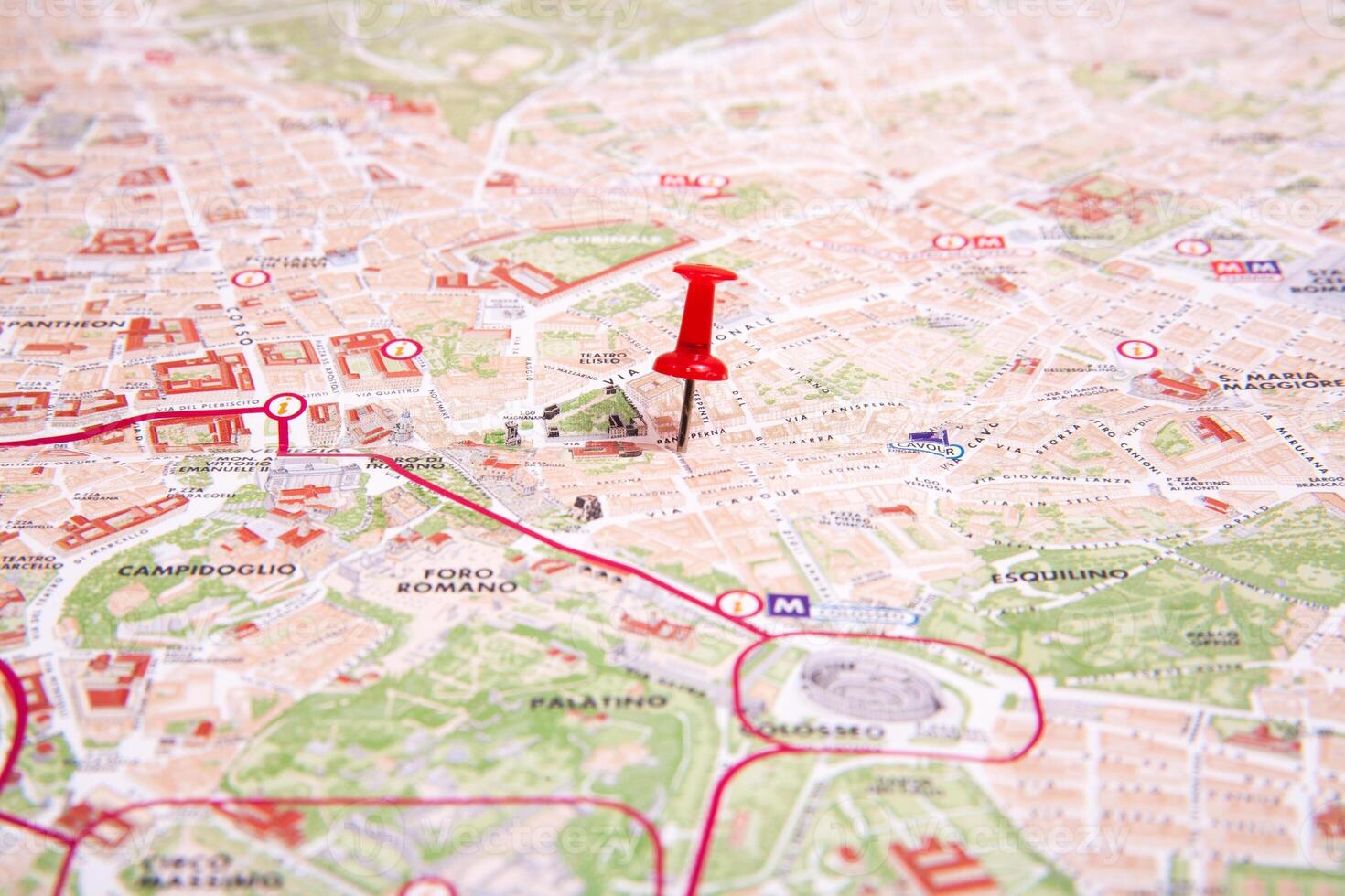 The Rome map photo