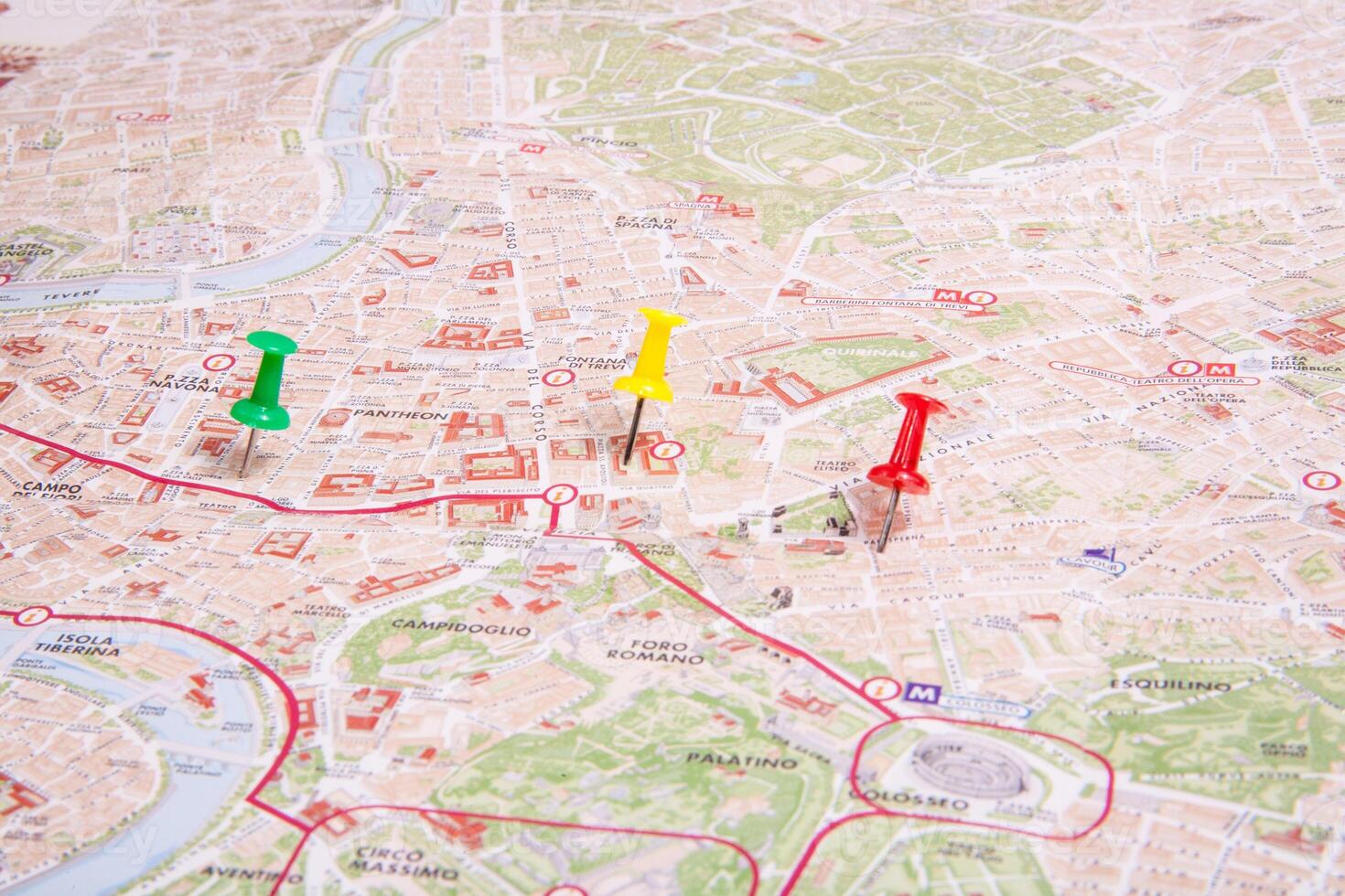 The Rome map photo