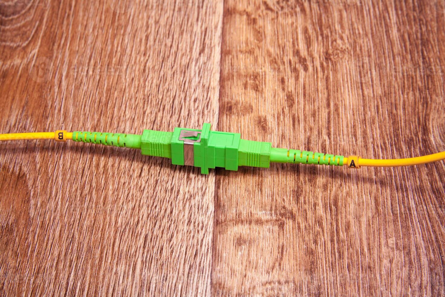 Fiber optical network connector photo