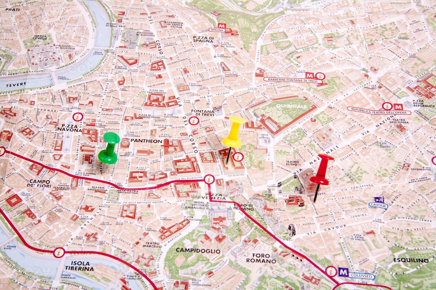 The Rome map photo