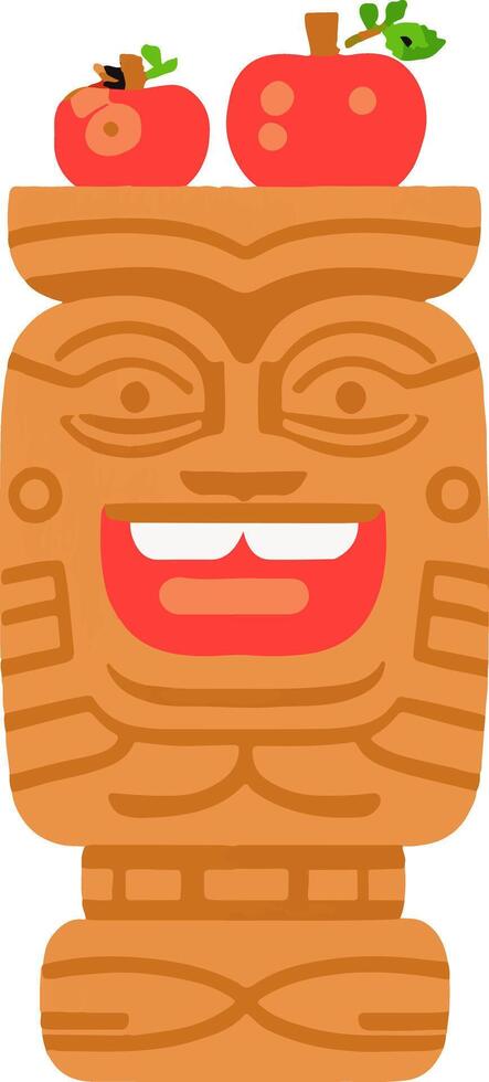 Legend Polynesia Mask Totem Adventure vector