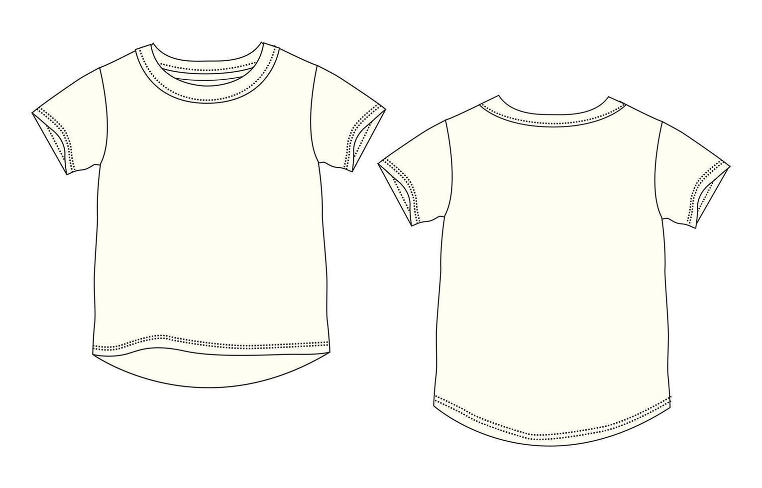 A t - shirt and a t - shirt template vector