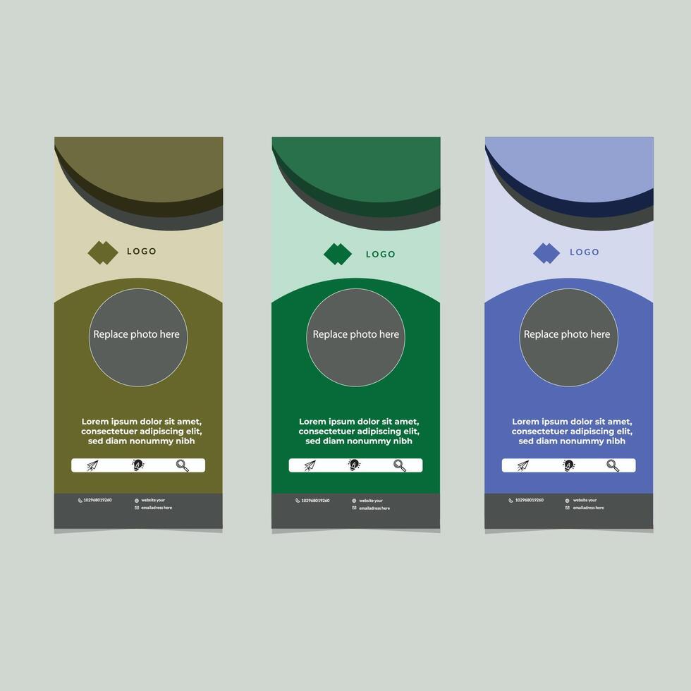 Door hanger design for marketing , business door hanger templet vector