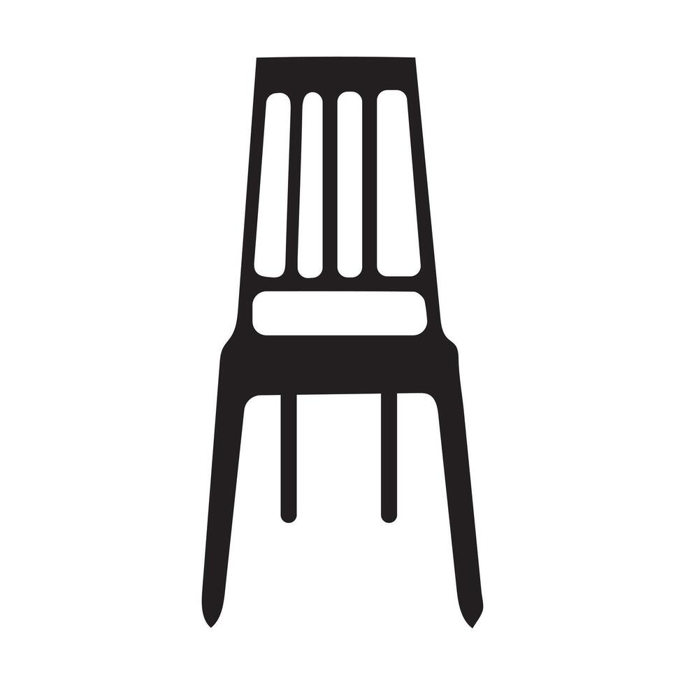 Minimal Comfort Line Icons of Chairs vector