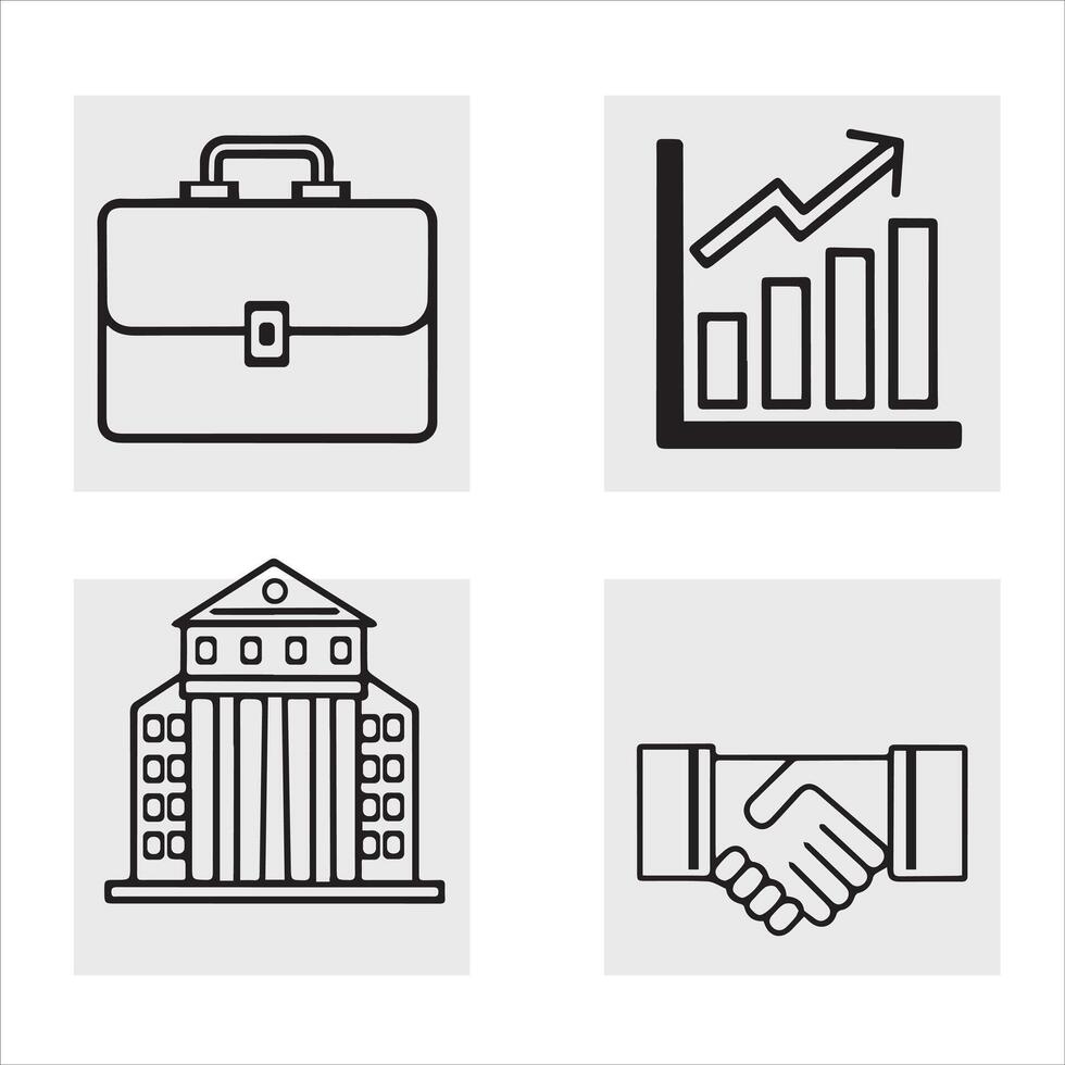 Modern Line Icons for Web and UI Design vector