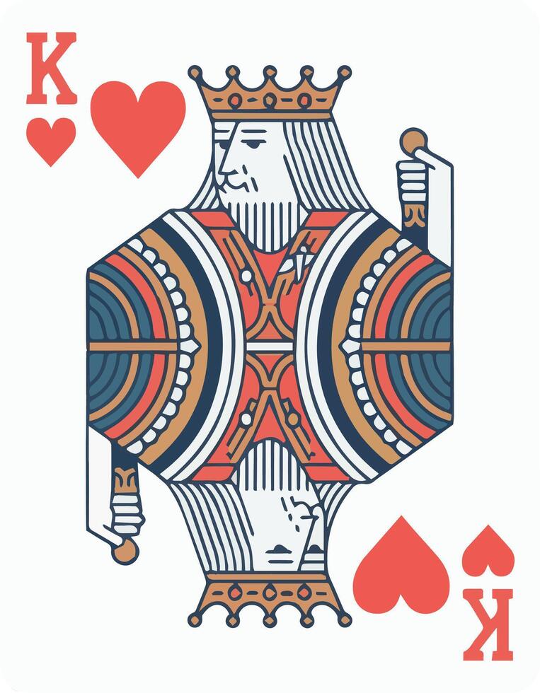 King of Hearts vector
